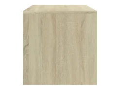 Móvel de TV multimídia prateleira de televisão televisão buffet sala de jantar sala de estar quarto carvalho sonoma 80 x 40 x 40 cm madeira maciça marrom 02_0027552