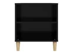 Móvel de TV multimídia prateleira de televisão televisão buffet sala de jantar sala de estar quarto 102 x 44,5 x 50 cm madeira trabalhada preta 02_0025623