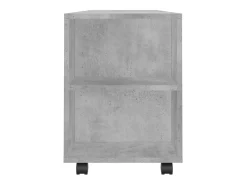 Móvel de TV multimídia prateleira de televisão televisão buffet sala de jantar sala de estar quarto 102 x 34,5 x 43 cm madeira trabalhada cinza 02_0025560