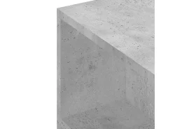 Móvel de TV multimídia prateleira de televisão televisão buffet sala de jantar sala de estar quarto 102 x 34,5 x 43 cm madeira trabalhada cinza 02_0025560