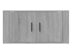 Móvel de TV multimídia prateleira de TV aparador de TV sala de jantar sala de estar quarto suspenso sonoma 80 x 345 x 40 cm cinza 02_0028193