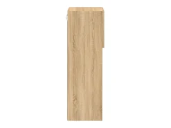 Móvel de TV multimídia prateleira de TV aparador de TV sala de jantar sala de estar quarto com luzes LED 2 peças carvalho Sonoma 305 x 30 x 90 cm marrom 02_0028874