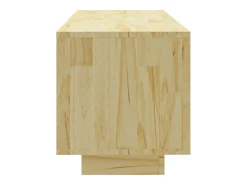 Móvel de TV multimídia prateleira de televisão televisão buffet sala de jantar sala de estar quarto 110 x 30 x 33,5 cm madeira maciça de pinho marrom 02_0025706