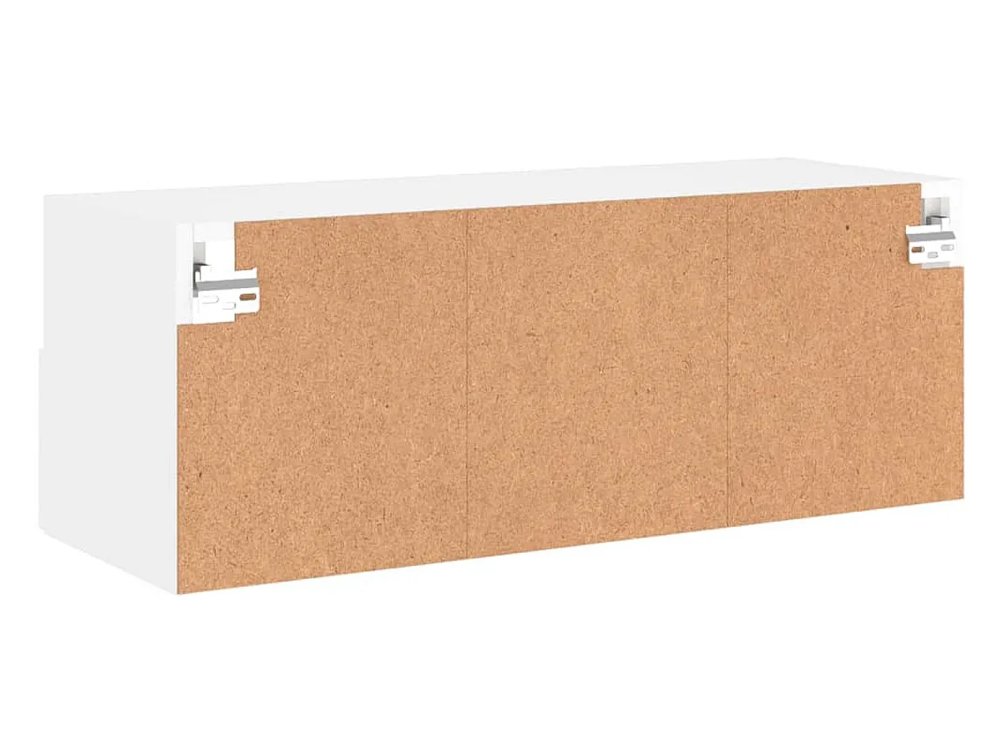 Móvel de TV multimídia prateleira de TV aparador de TV sala de jantar sala de estar quarto montado na parede 80 x 30 x 30 cm madeira de engenharia branca 02_0027799