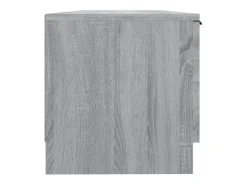 Móvel de TV multimídia prateleira de televisão televisão buffet sala de jantar sala de estar quarto sonoma 102 x 35 x 36,5 cm madeira trabalhada cinza 02_0028349