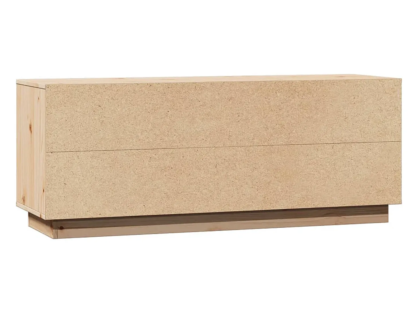 Móvel de TV multimídia prateleira de televisão televisão buffet sala de jantar sala de estar quarto 110,5 x 35 x 44 cm madeira maciça de pinho marrom 02_0025776