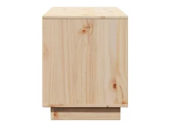 Móvel de TV multimídia prateleira de televisão televisão buffet sala de jantar sala de estar quarto 110,5 x 35 x 44 cm madeira maciça de pinho marrom 02_0025776