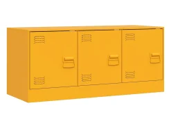 Móvel de TV 99x39x44 cm aço amarelo mostarda PT555610