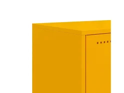 Móvel de TV 68,5x39x60,5 cm aço amarelo mostarda