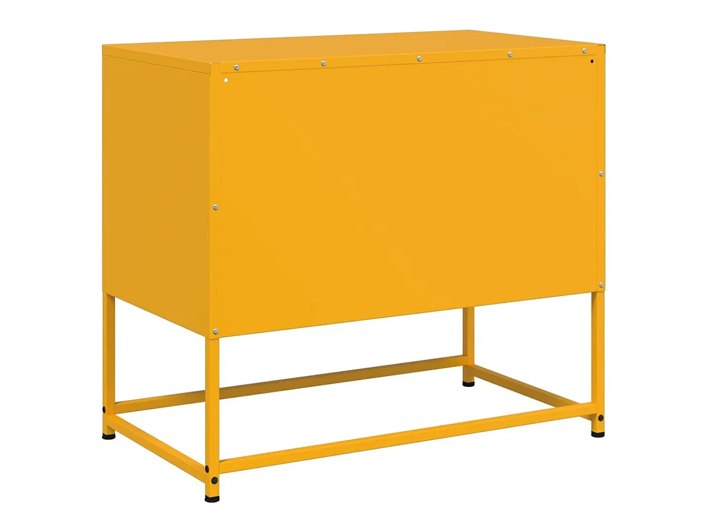 Móvel de TV 68x39x60,5 cm aço amarelo mostarda