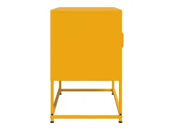 Móvel de TV 68x39x60,5 cm aço amarelo mostarda