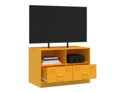 Móvel de TV 67x39x44 cm aço amarelo mostarda PT696276