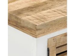 Móvel de TV 110x30x40 cm madeira de mangueira maciça