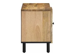 Móvel de TV 80x31x46 cm madeira de mangueira maciça