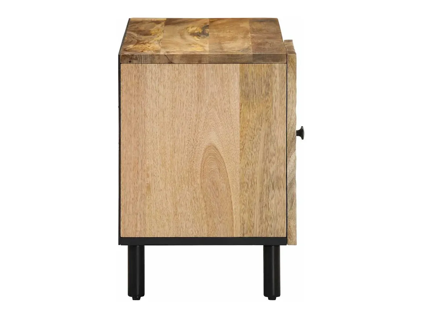Móvel de TV 80x31x46 cm madeira de mangueira maciça
