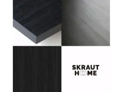 Móvel de TV, 368x35x45, Lareira eléctrica XXL, Preto