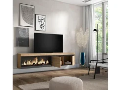 Móvel de TV, 208x35x45cm, Para televisores até 80