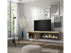 Móvel de TV, 208x35x45cm, Para televisores até 80