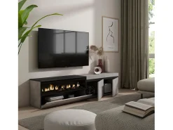Móvel de TV, 200x35x45cm, Para televisores até 80