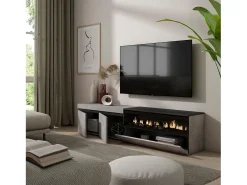 Móvel de TV, 200x35x45cm, Para televisores até 80