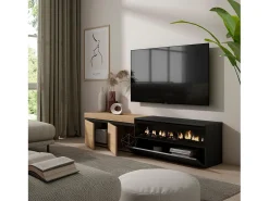 Móvel de TV, 200x35x45cm, Para televisores até 80