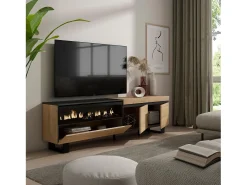 Móvel de TV, 200x35x57cm, Para televisores até 80