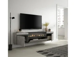 Móvel de TV, 200x35x45cm, Para televisores até 80