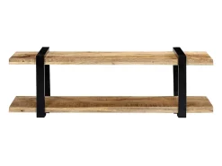Móvel de TV/aparador de design prático 130 cm madeira maciça de mangueira 2502035