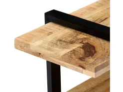 Móvel de TV/aparador de design prático 130 cm madeira maciça de mangueira 2502035