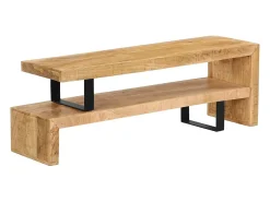 Móvel de TV/aparador de design prático feito de madeira maciça de mangueira 2502132