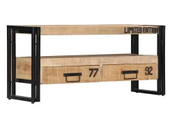 Móvel de TV/aparador de design prático 100 cm madeira maciça de mangueira 2502272