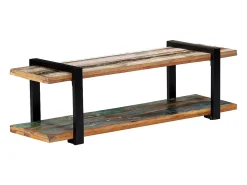 Móvel de TV/aparador de design prático 130 cm madeira maciça reciclada 2502067