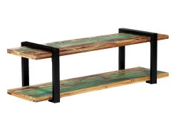 Móvel de TV/aparador de design prático 130 cm madeira maciça reciclada 2502067