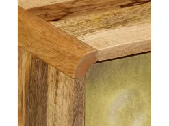 Móvel de TV/aparador de design prático feito de madeira maciça de mangueira 120 cm 2502138