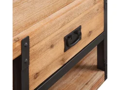Móvel de TV/aparador de design prático 140 cm madeira maciça de acácia 2502070