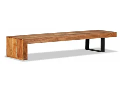 Móvel de TV/aparador de design prático feito de madeira maciça de acácia 2502036
