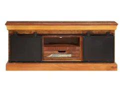 Móvel de TV/aparador de design prático 110 cm madeira maciça reciclada 2502287