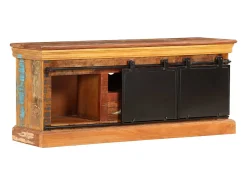 Móvel de TV/aparador de design prático 110 cm madeira maciça reciclada 2502287