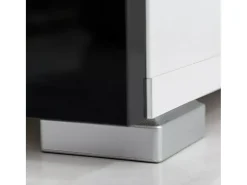 Móvel de TV/aparador de parede de 5 peças com design prático e iluminação LED preto 2502198