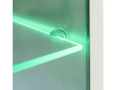 Móvel de TV/aparador de parede de 5 peças com design prático e iluminação LED preto 2502198