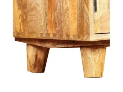 Móvel de TV/aparador prático e elegante feito de madeira maciça de mangueira 118 cm 2502169