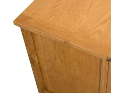 Móvel de TV/aparador prático e de design 90 cm madeira maciça de carvalho 2502089