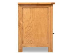 Móvel de TV/aparador prático e de design 90 cm madeira maciça de carvalho 2502089