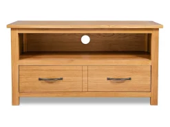 Móvel de TV/aparador prático e de design 90 cm madeira maciça de carvalho 2502089