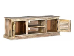 Móvel de TV/aparador prático e de design elegante feito de madeira maciça de mangueira 2502022