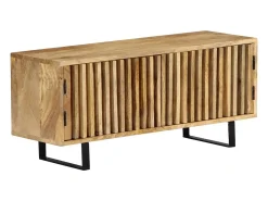 Móvel de TV/aparador prático e de design 90 cm madeira maciça de mangueira 2502020