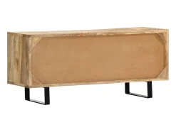 Móvel de TV/aparador prático e de design 90 cm madeira maciça de mangueira 2502020