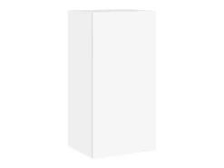 Móvel multimídia para TV prateleira para TV aparador armário para TV sala de jantar sala de estar quarto montado na parede x 3 peças com luzes LED branco 02_0028195