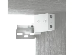 Móvel multimídia para TV prateleira para TV aparador rack para TV sala de jantar sala de estar quarto montado na parede Sonoma 100 x 34,5 x 40 cm cinza 02_0028174