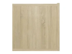 Móvel multimídia para TV prateleira para TV aparador para TV montado na parede 3 peças carvalho Sonoma 60 x 30 x 30 cm marrom 02_0029194
